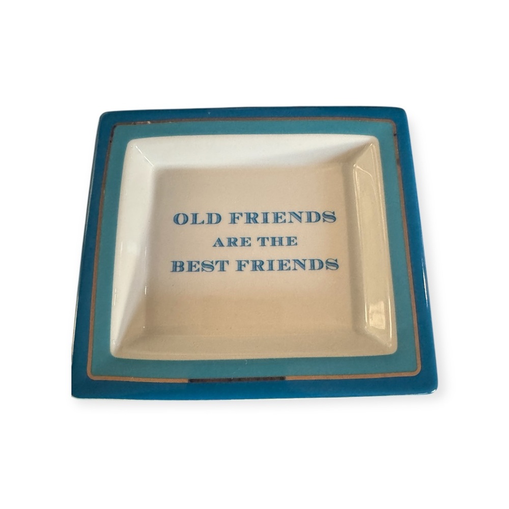 Two's Company Desk Tray – Old Friends‎ Are the Best Friends – Wise Sayings